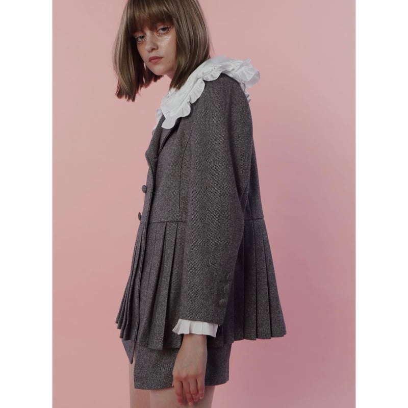pleats frill jacket (3color) | épine pleats frill jacket (3color) | épine