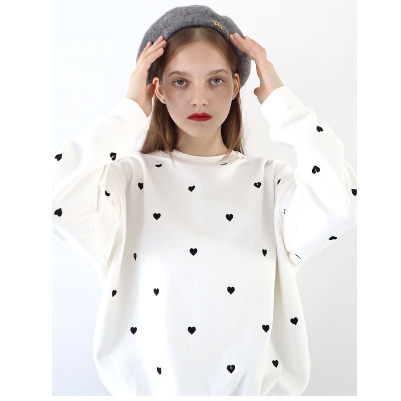 Heart &Broken heart sweat off white | épine