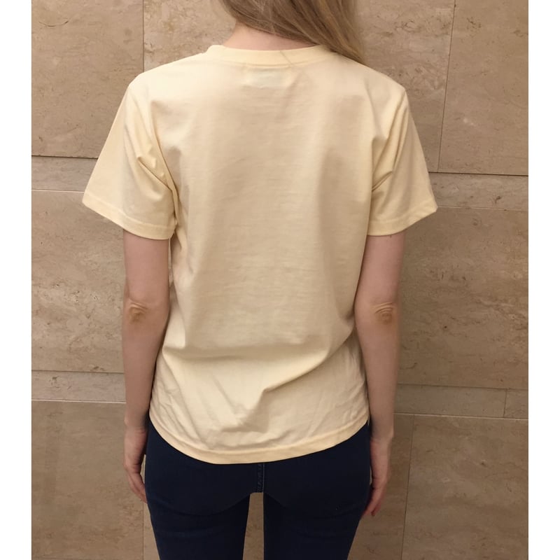 epine embroidery tee cream×red | épine