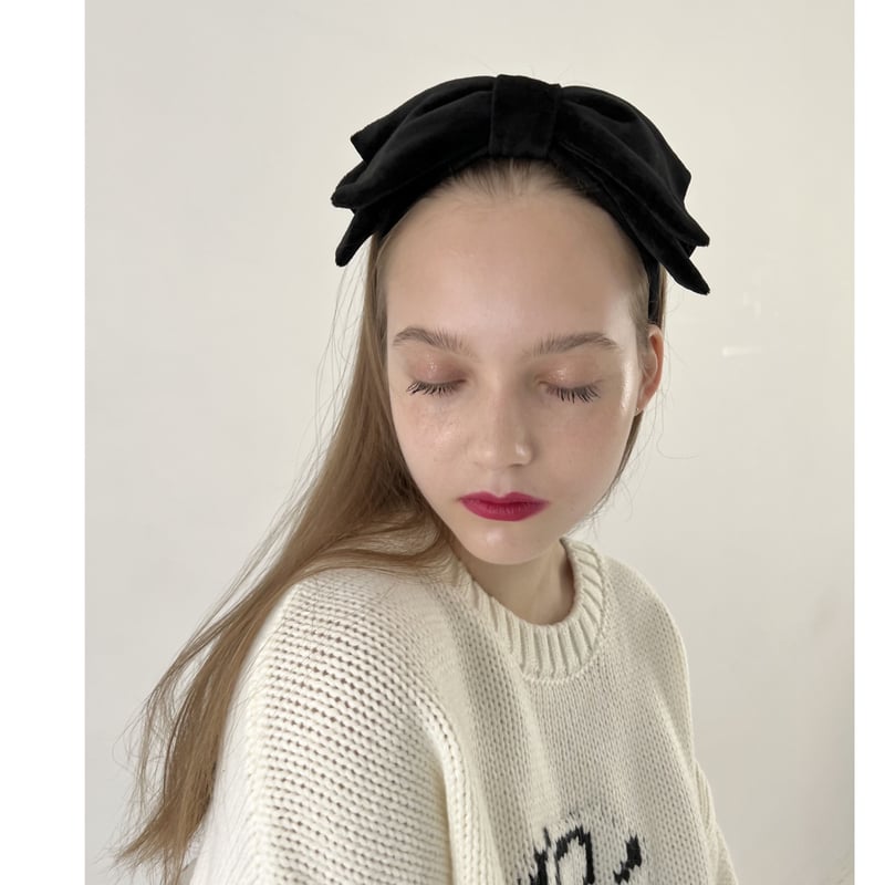 é ribbon velours headband | épine