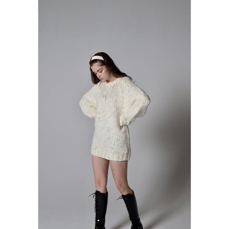 handmade knit ivory | épine