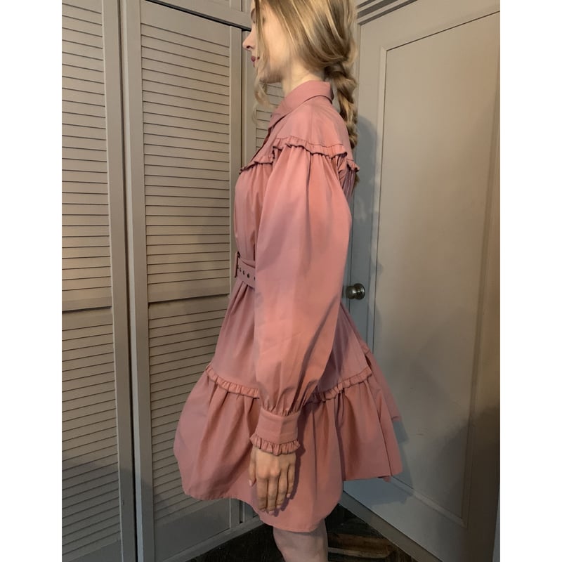 frill 2way tiered one-piece pink | épine
