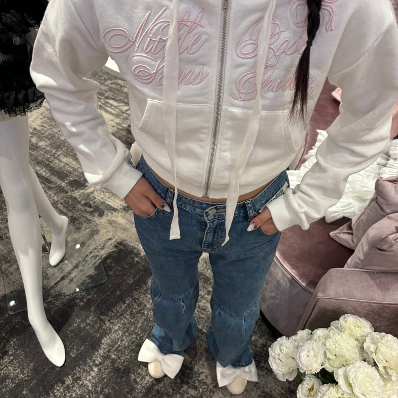 Nulle rose sans épine zip hoodie(2color) | épine Nulle rose sans épine zip hoodie(2color) | épine