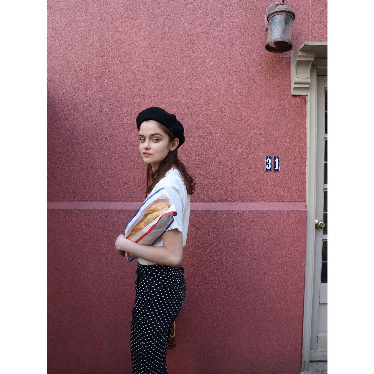 ÉPINE PARIS embroidery tee white×black | épine ÉPINE PARIS embroidery tee white×black | épine