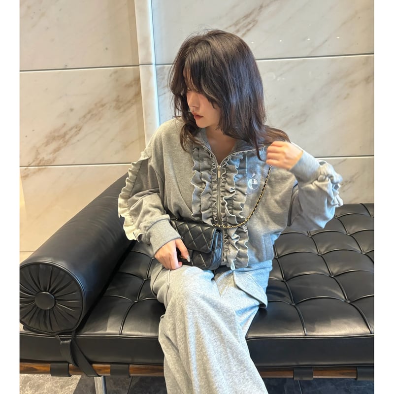 é frill zip sweat blouson(3color) | épine é frill zip sweat blouson(3color) | épine