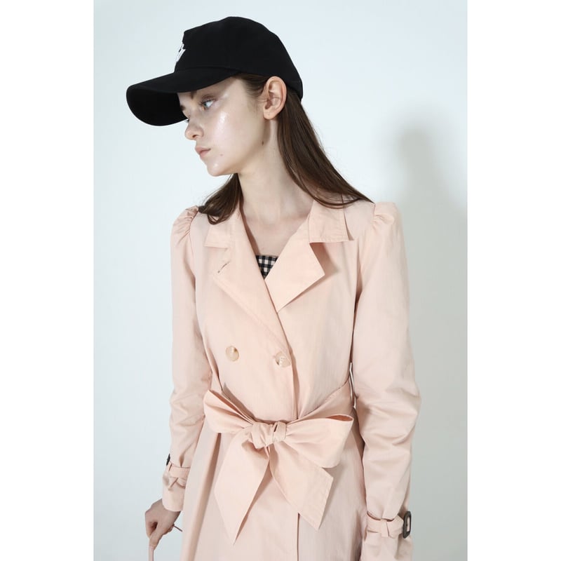 parisienne trench coat pink | épine