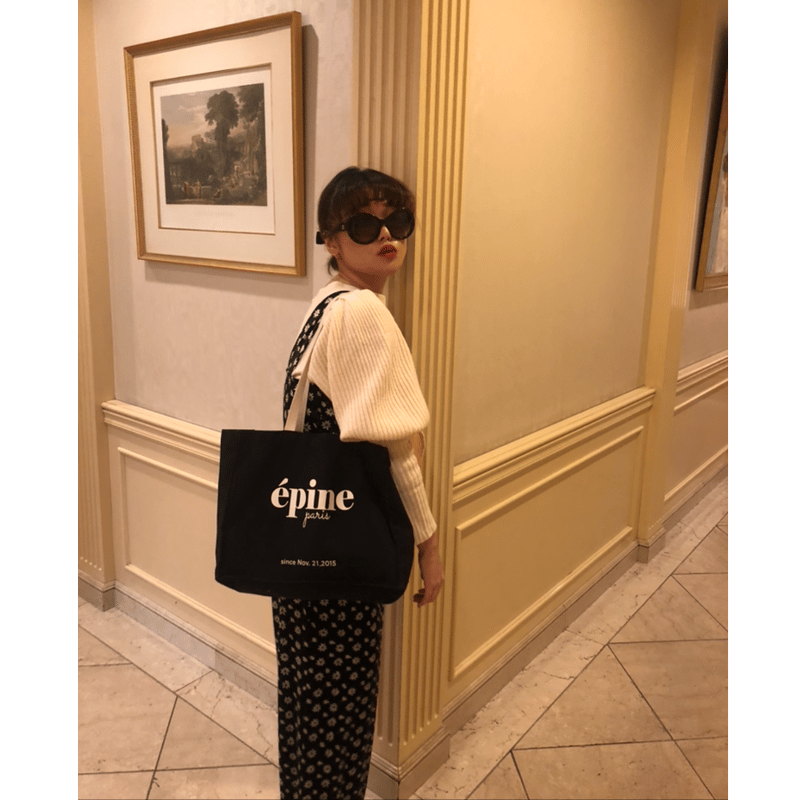 epine ÉPINE PARIS BAG ブラック 黒 エピヌ トートバッグ