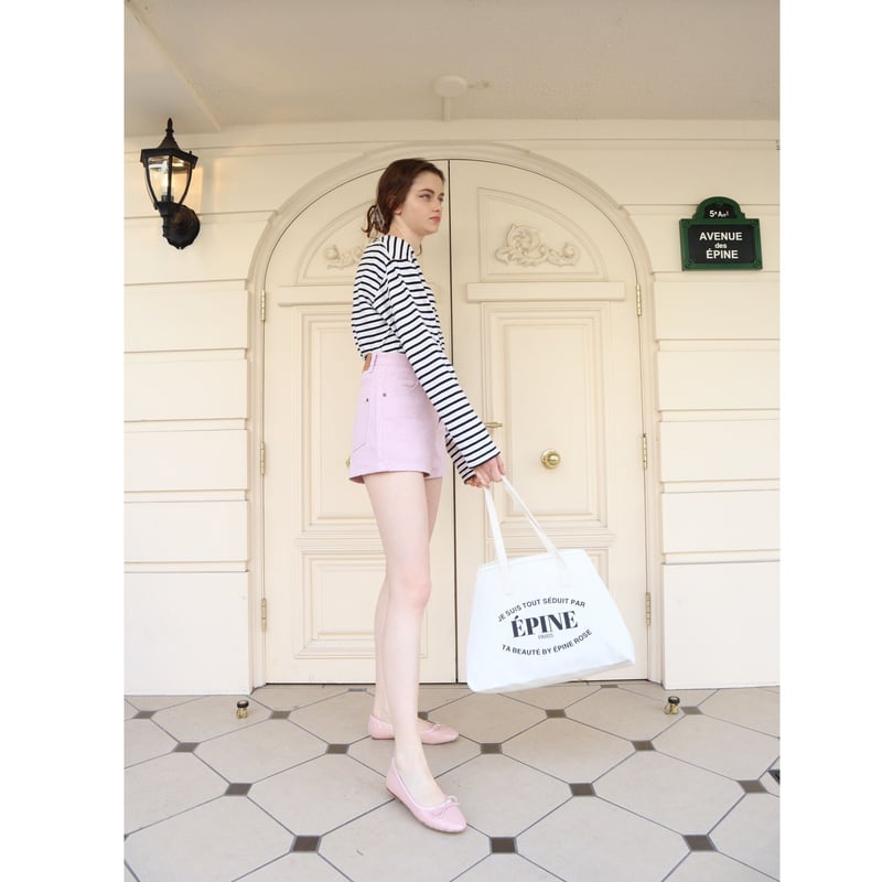epine ベロア ショートパンツ velours flower short pants black | épine