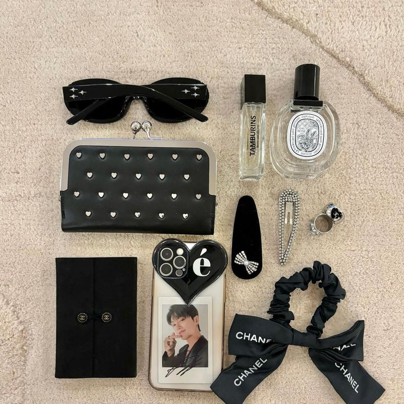 é heart studs wallet(2color) | épine é heart studs wallet(2color) | épine