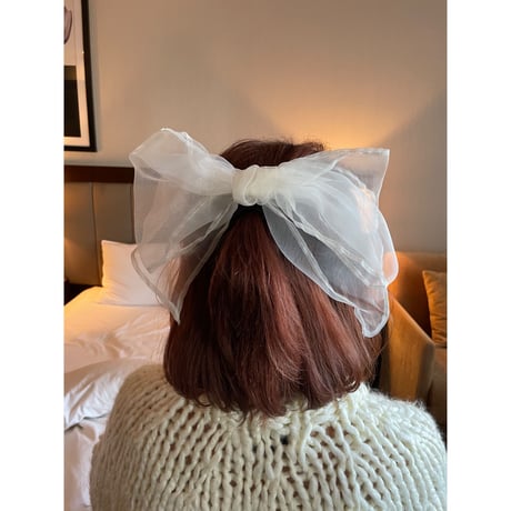 BIG ribbon tulle valetta