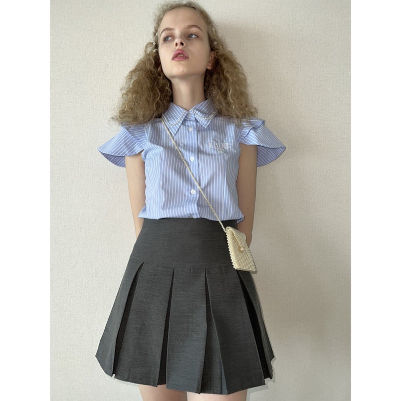 pleats mini skirt(2color) | épine