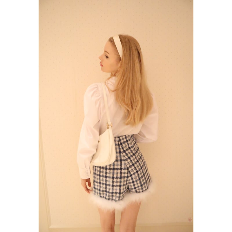 epine ビッグリボントップス big ribbon puff blouse white | épine