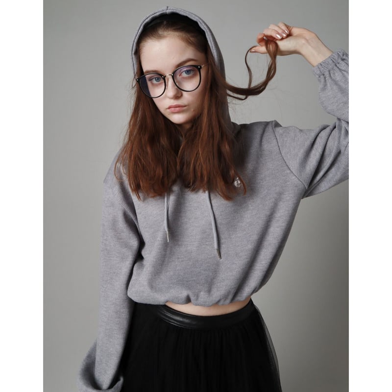 é knit hoodie gray | épine