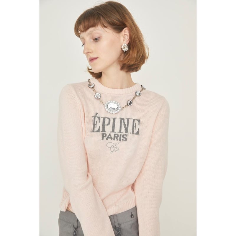 ÉPINE PARIS epine エピヌ summer knit pink ÉPINE PARIS summer knit ピンク エピヌ