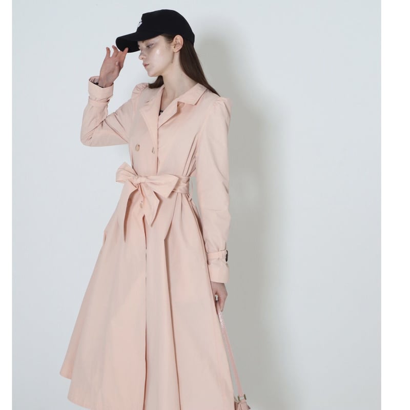 parisienne trench coat pink | épine