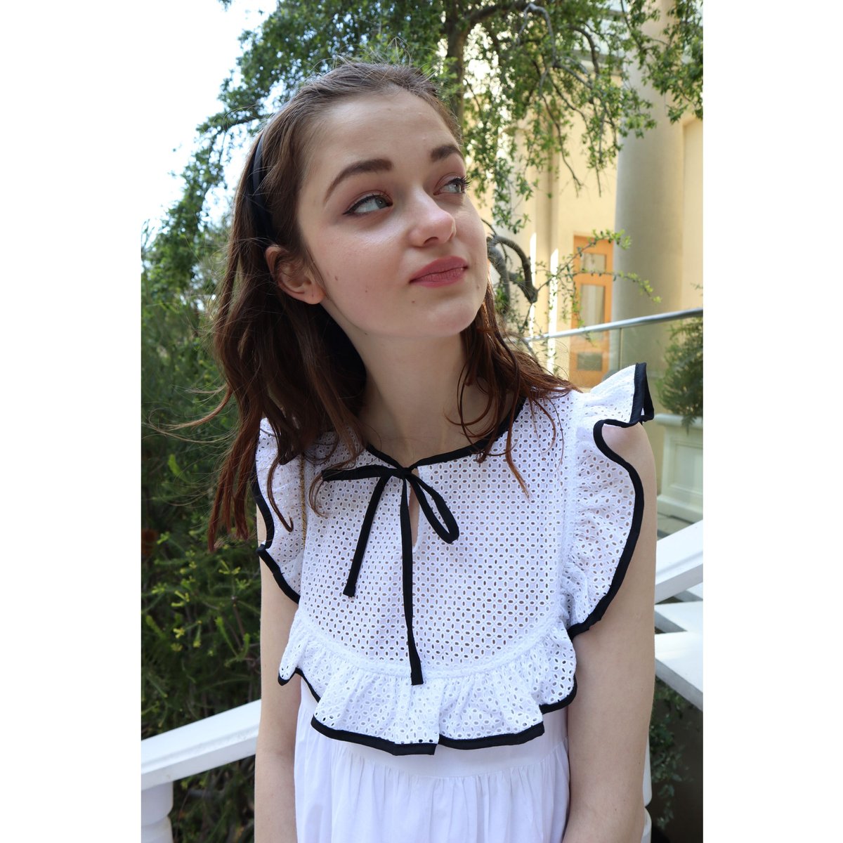 front lace piping ribbon tiered onepiece | épine 