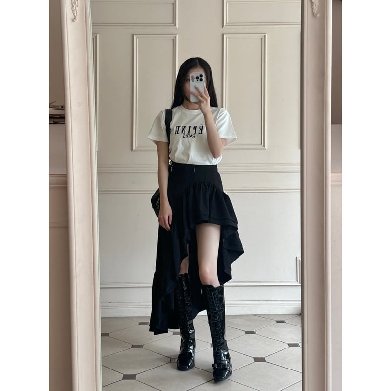 frill slit skirt (2color) | épine frill slit skirt (2color) | épine