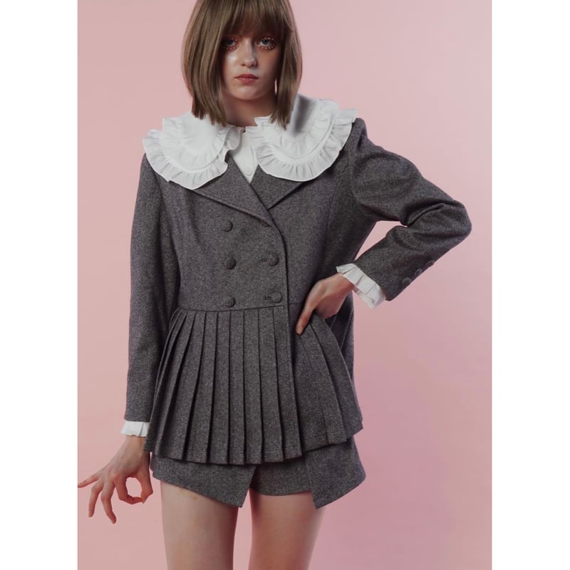 pleats frill jacket (3color) | épine pleats frill jacket (3color) | épine