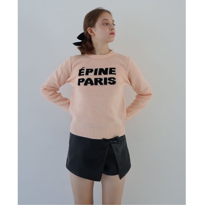 epine エピヌ ÉPINE PARIS knit pink
