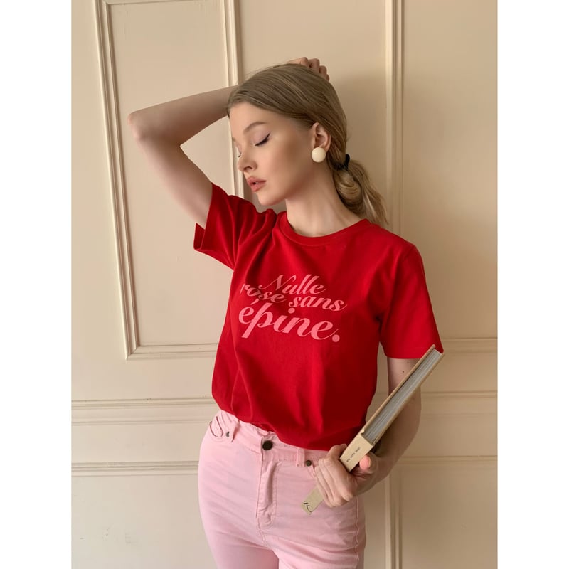 epine ロゴTシャツ épine logo tee red | épine