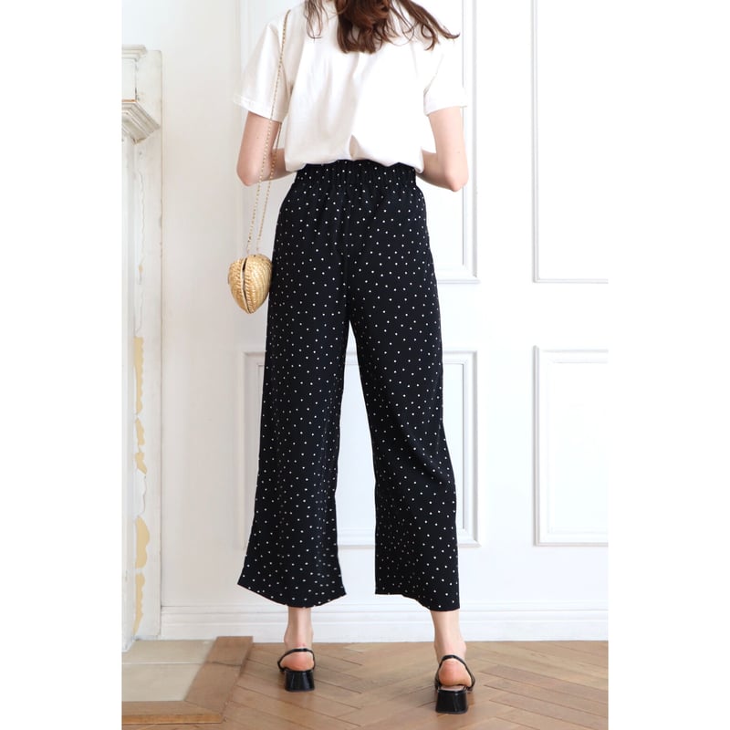 heart high-waist straight pants | épine