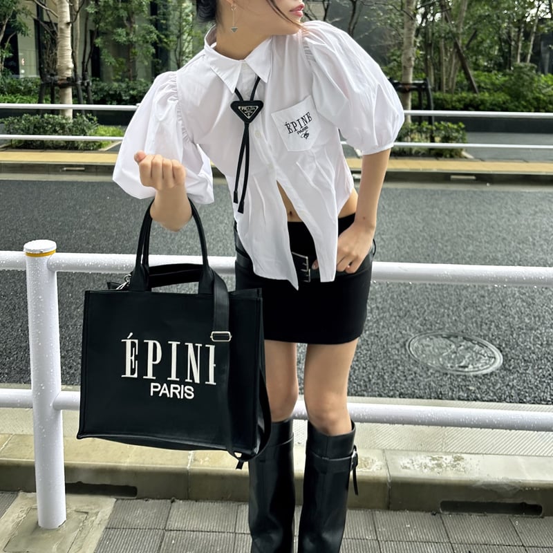 エピヌ epine book tote bag large裏地ナイロン100％