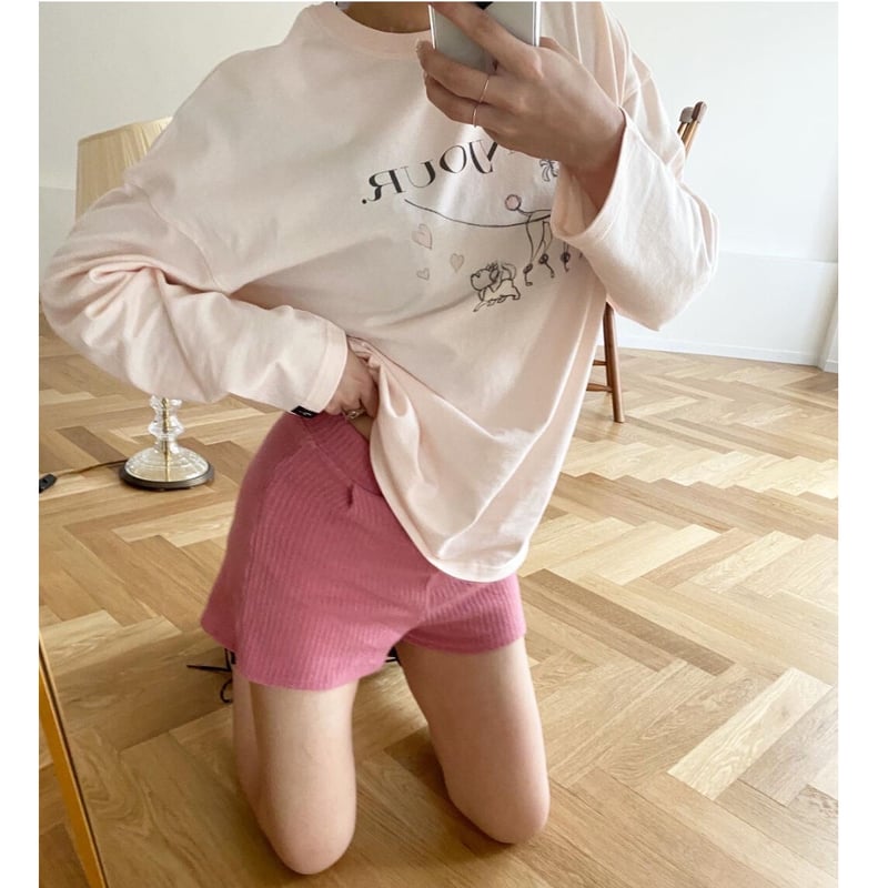 Disney Marie＞Bonjour long TEE（2color） | épine
