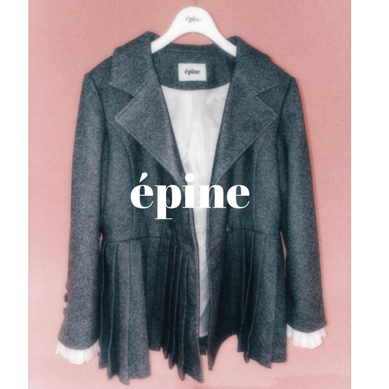 pleats frill jacket (3color) | épine pleats frill jacket (3color) | épine