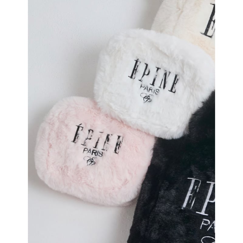 ÉPINE PARIS fur pouch White ÉPINE PARIS fur pouch（2color） | épine