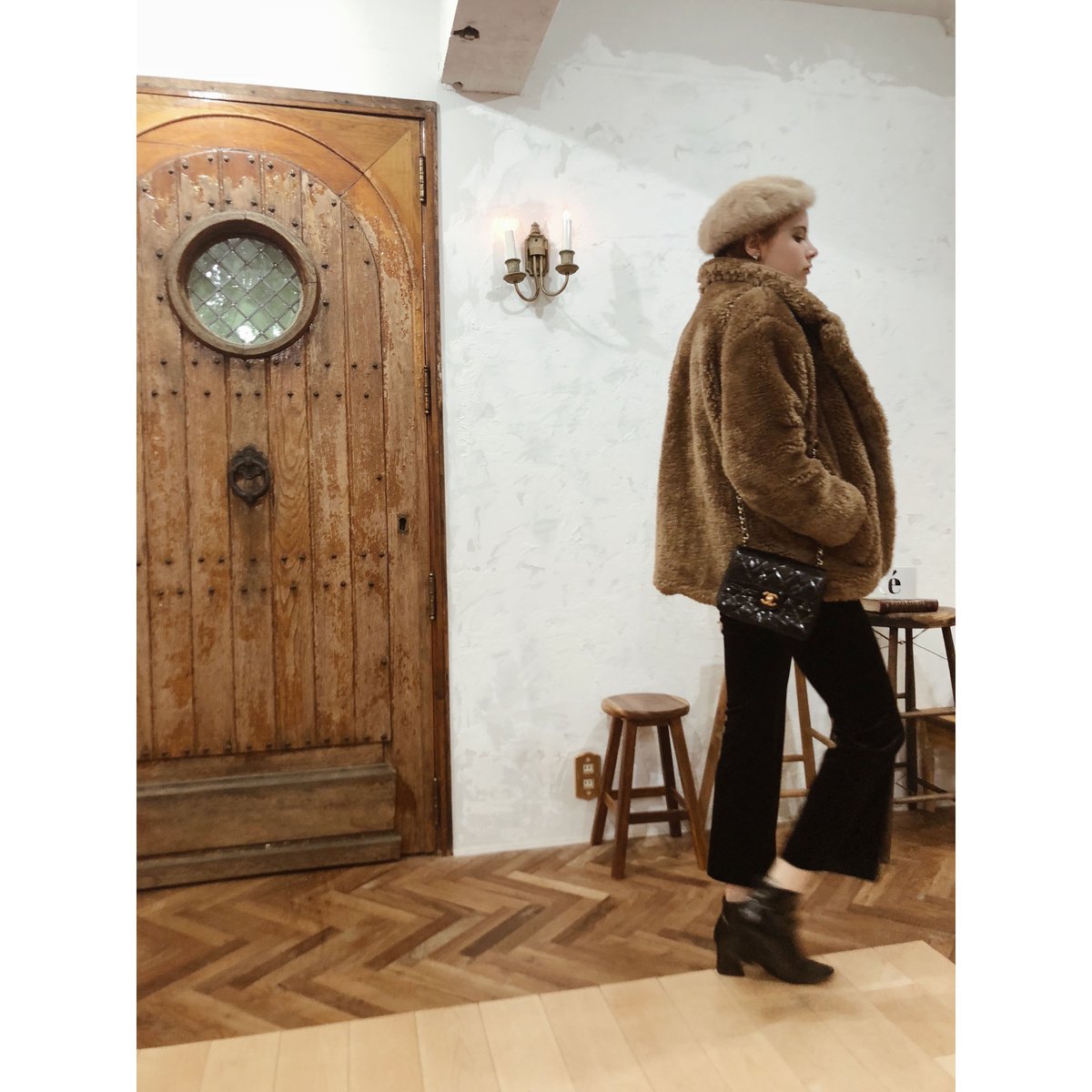 teddy bear boa coat | épine