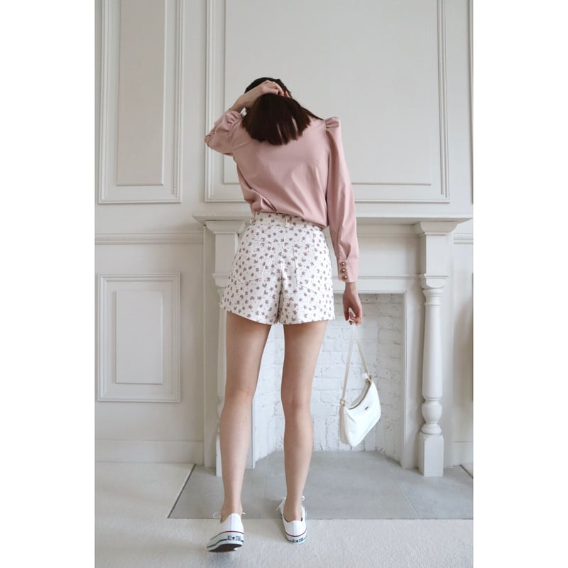 e flower short pants