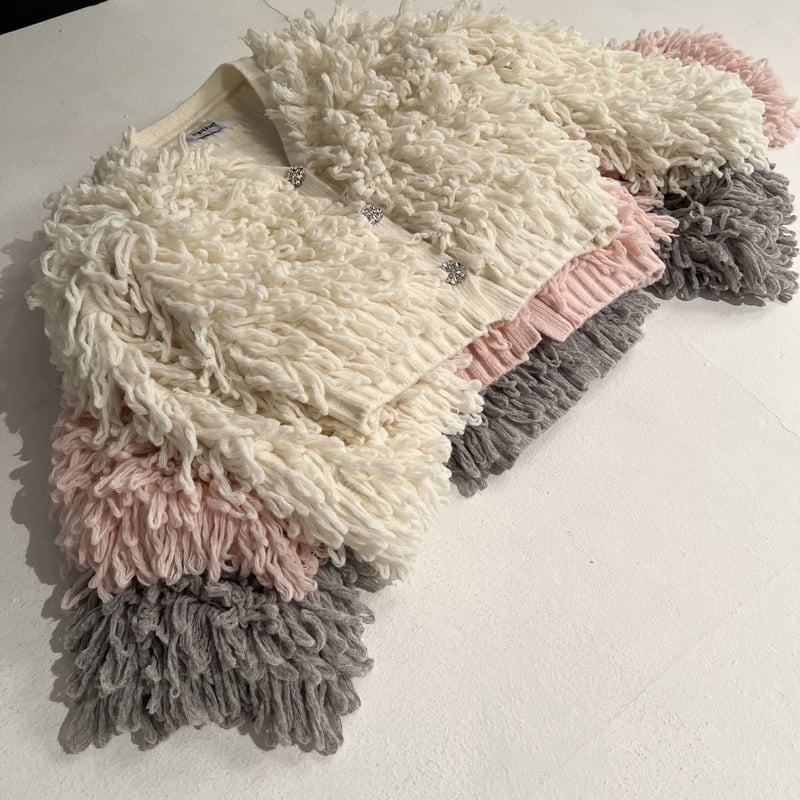sheep bijou volume cardigan ivory | épine sheep bijou volume cardigan ivory | épine