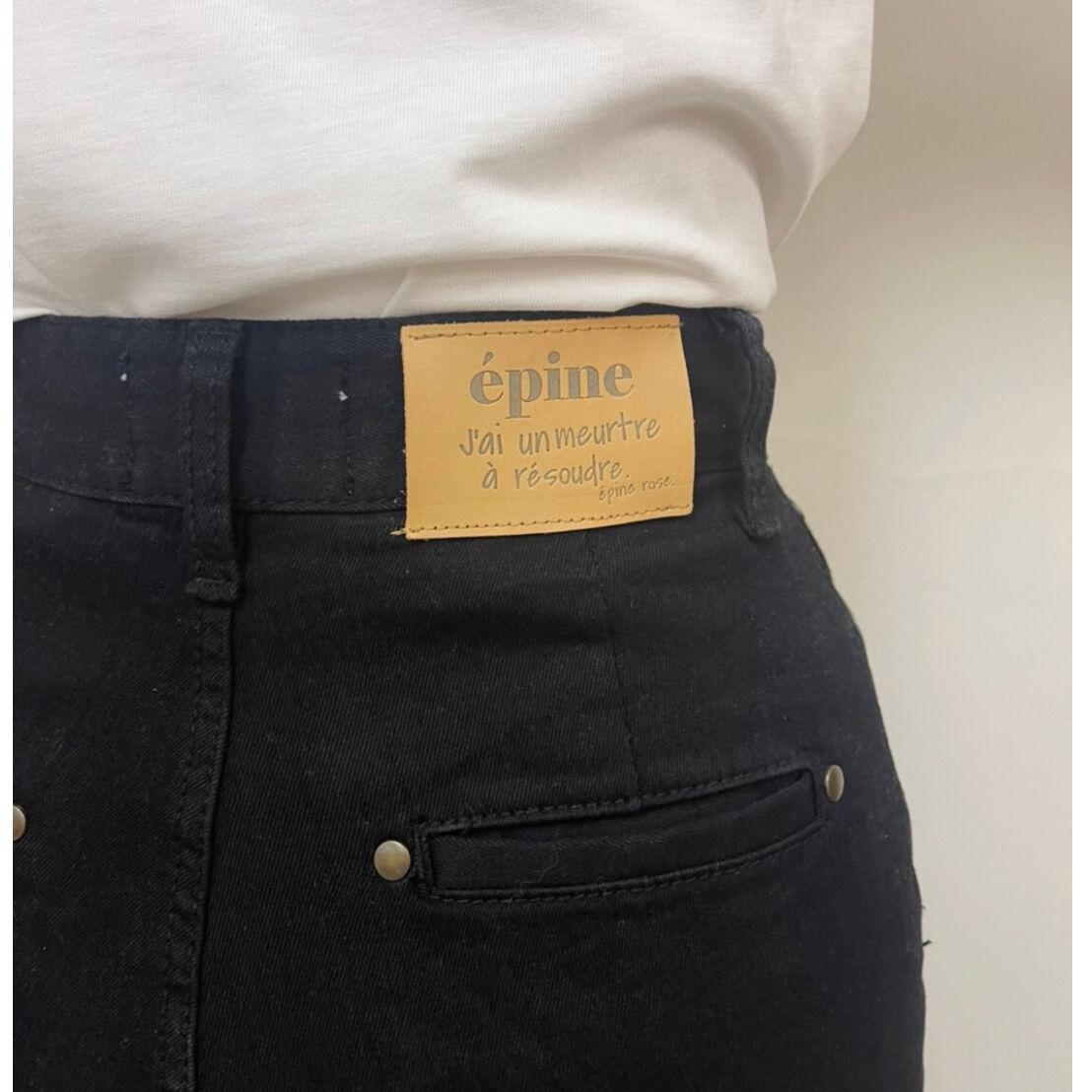 épine jeans high-waist half pants | épine