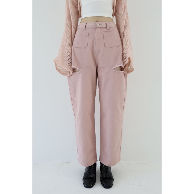 épine ♡ side cut jeans pink | épine