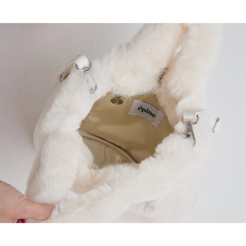 EPINE PARIS fur 2way bag エピヌファーバッグ ÉPINE PARIS fur 2way bag 黒