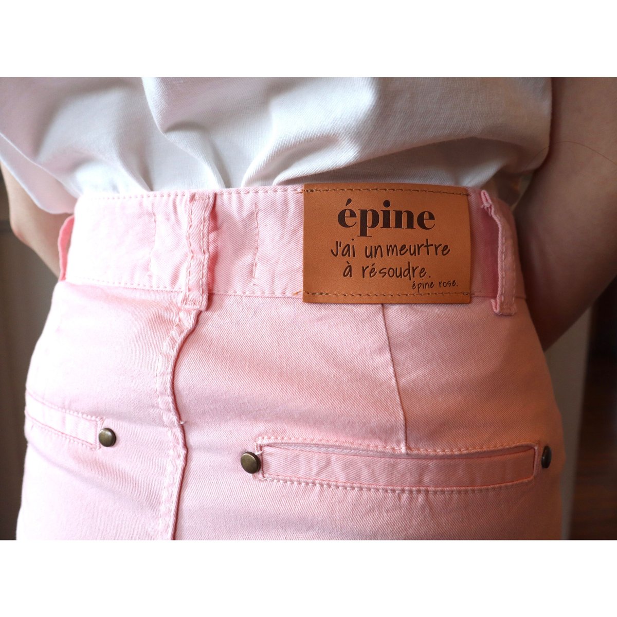 GW限定セール ♡ épine skinny denim baby pink