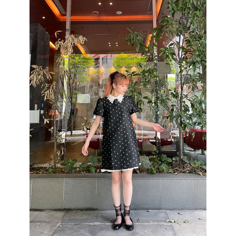 sister jane》Olive Rose Jacquard Mini Dress | é sister jane》Olive Rose Jacquard Mini Dress | é