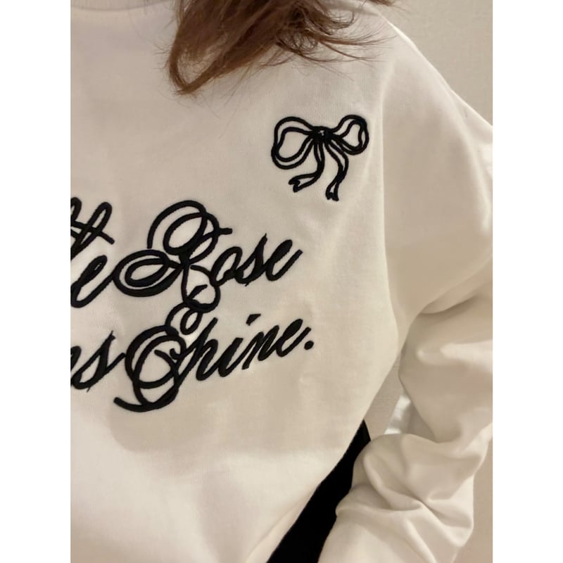 ribbon Nulle rose sans épine sweat (3color) | é ribbon Nulle rose sans épine sweat (3color) | é