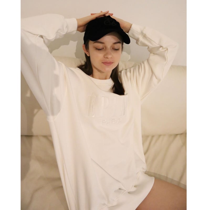 ÉPINE PARIS big sweat white×white | épine ÉPINE PARIS big sweat white×white | épine