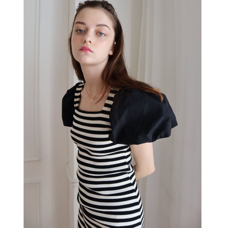 é label balloon border rib onepiece | épine 