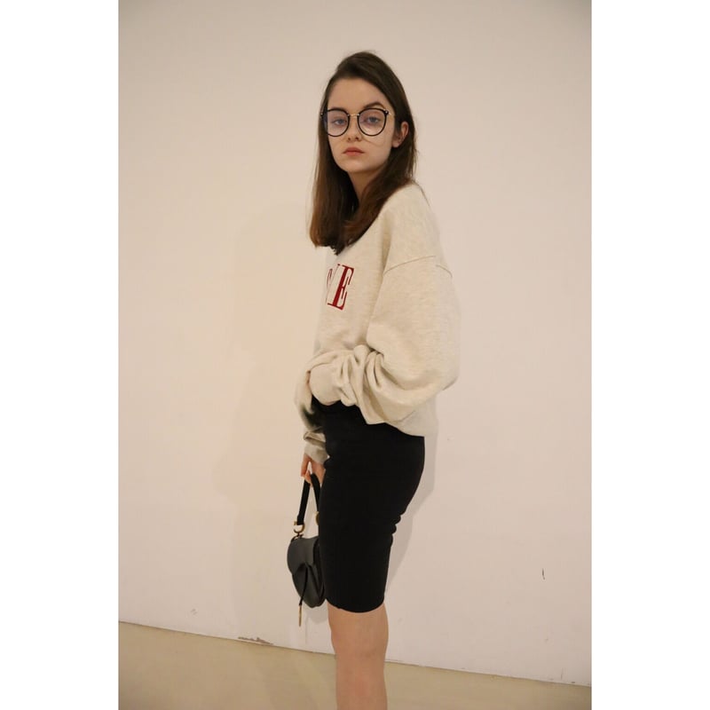 ÉPINE PARIS big sweat white×black