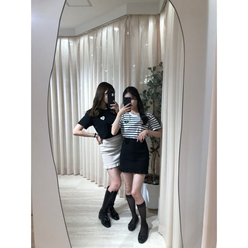 rib tight frill skirt (4color) | épine rib tight frill skirt (4color) | épine