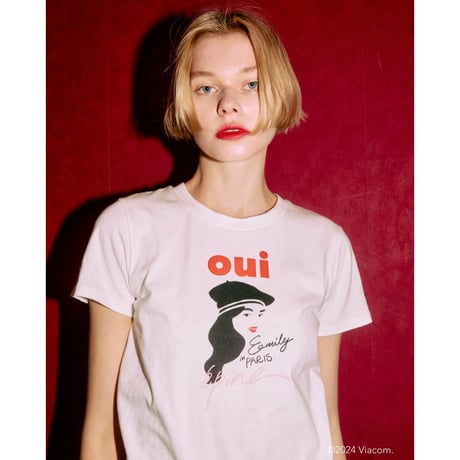 《Emily in Paris × épine》oui Emily art T-shirt