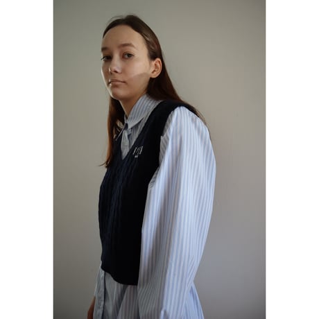 ÉPINE PARIS over shirt blue stripe