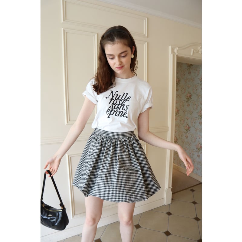 Checkered gingham outlet skirt