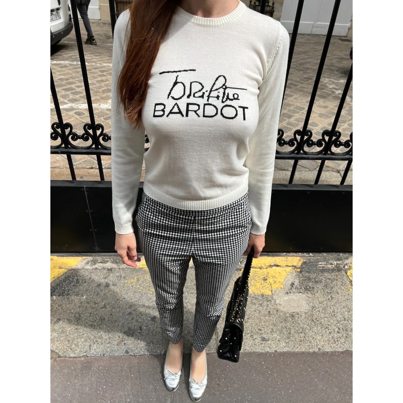 épine - Brigitte Bardot×épinelogo knit Brigitte Bardot×épine》logo knit （2color） | épine