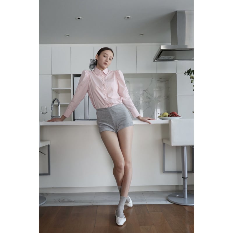 epine ベロア ショートパンツ velours flower short pants black | épine