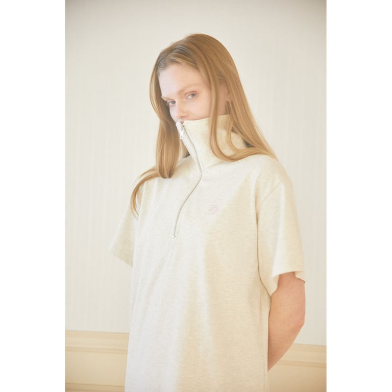 Eé ♡ half zip big tee(3color) | épine Eé ♡ half zip big tee(3color) | épine