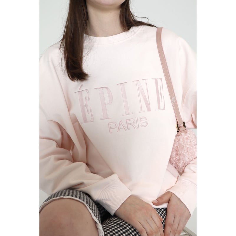 ÉPINE PARIS big sweat baby pink×baby pink | épine