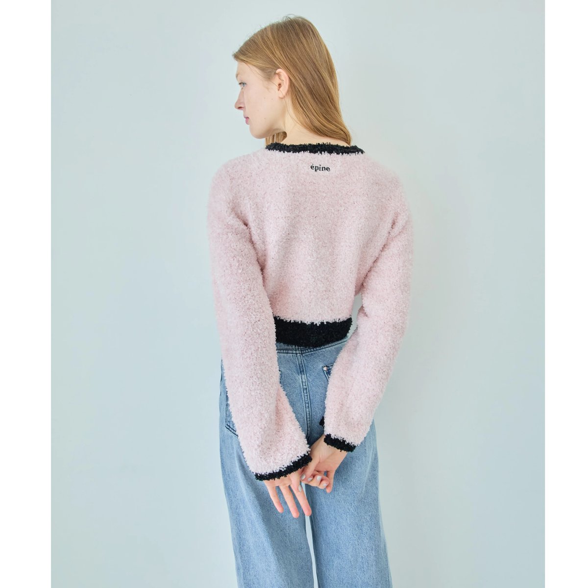 épine cardigan pink エピヌ リボン カーディガン ピンク